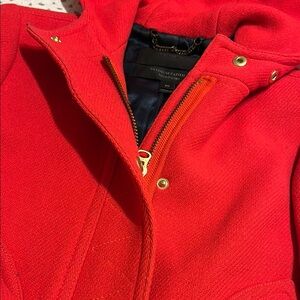J Crew Red Wool Jacket
